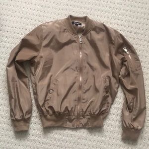 36.5 Satin Bomber Jacket